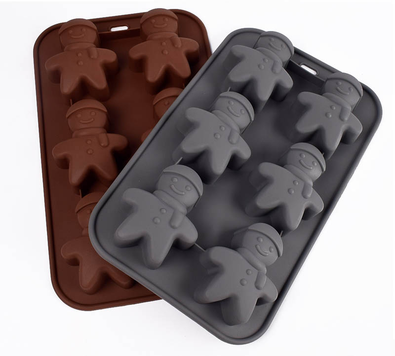 christmas silicone chocolate molds
